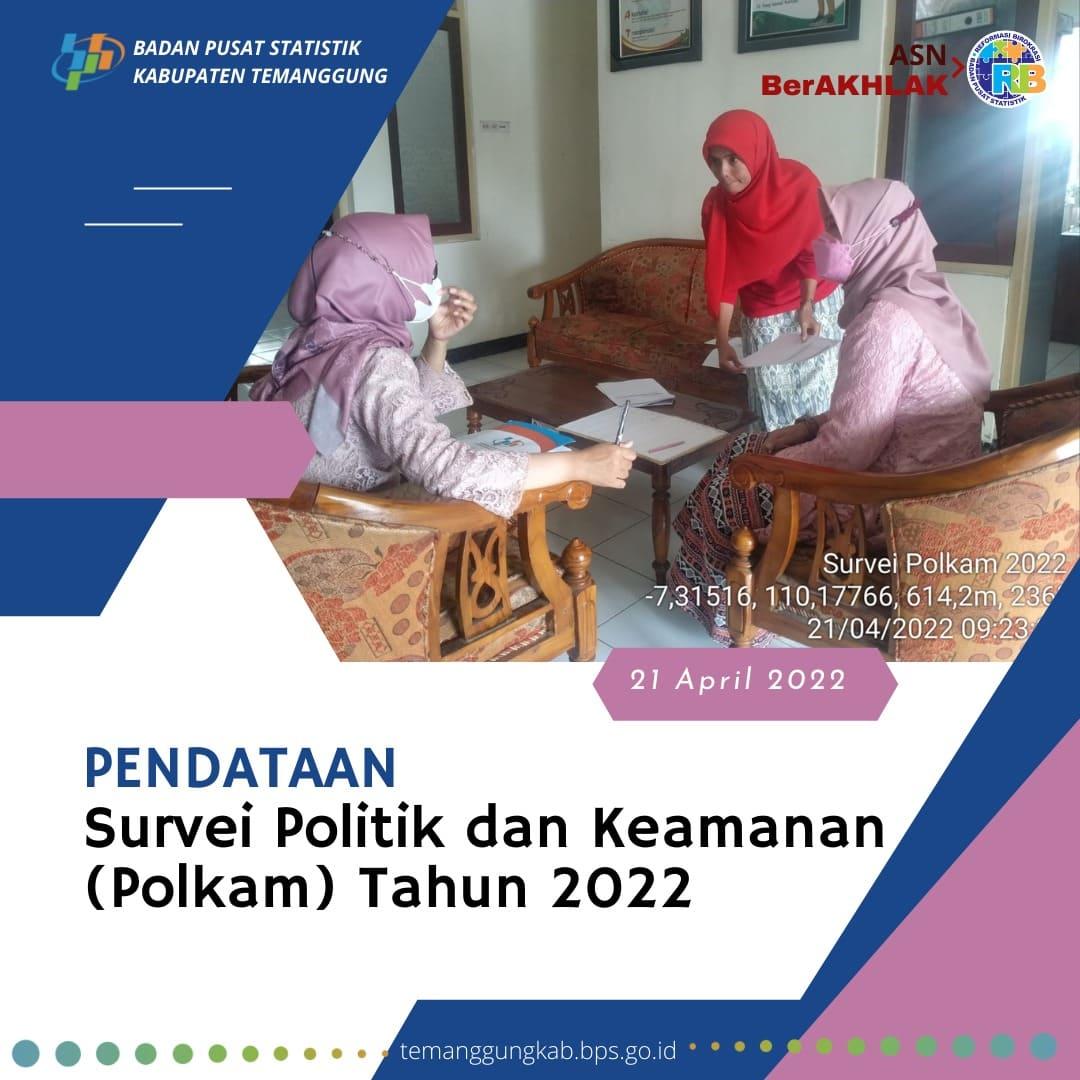 Pendataan Survei Politik dan Keamanan (Polkam) Tahun 2022