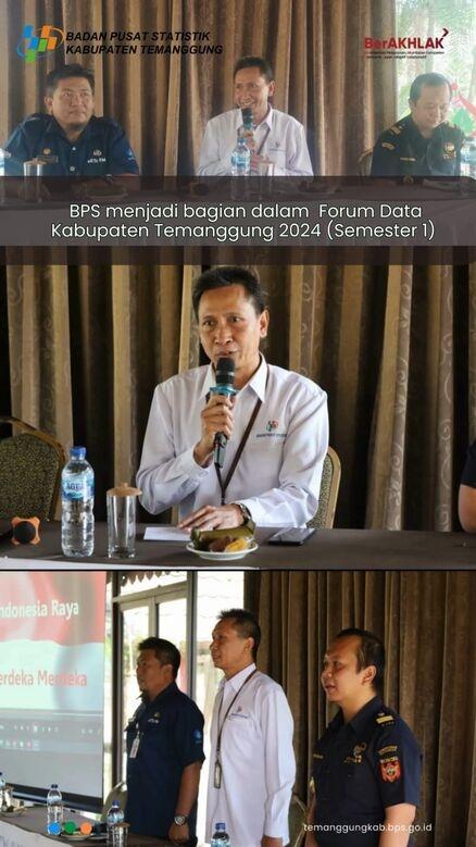 BPS Menjadi Bagian Forum Data Kabupaten Temanggung 2024 (Semester I)