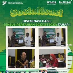 Sosialisasi Diseminasi Hasil Sensus Pertanian (ST2023) Tahap 1 BPS Kabupaten Temanggung