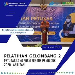 Pelatihan Petugas Long Form Sensus Penduduk 2020 Lanjutan Gelombang 2