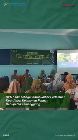 Pertemuan Koordinasi Ketahanan Pangan Kabupaten Temanggung