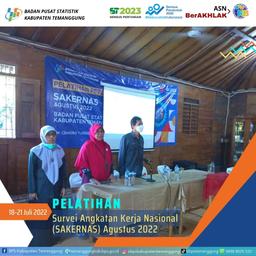 Pelatihan Survei Angkatan Kerja Nasional (Sakernas) Agustus 2022