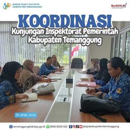 Koordinasi Kunjungan Inspektorat Pemerintah Kabupaten Temanggung