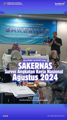 Pelatihan Calon Petugas Sakernas Agustus 2024