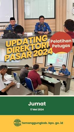 Pelatihan Petugas Updating DIrektori Pasar 2024