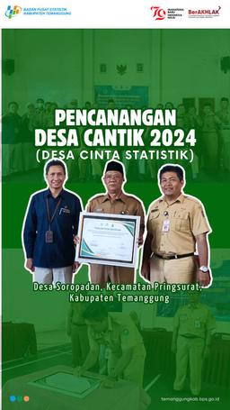 Pencanangan Desa Cinta Statistik 2024