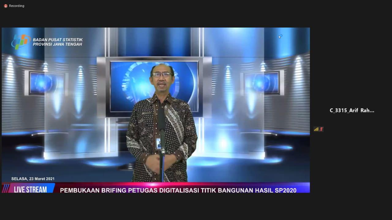 Briefing Petugas Digitalisasi Titik Bangunan Hasil SP2020