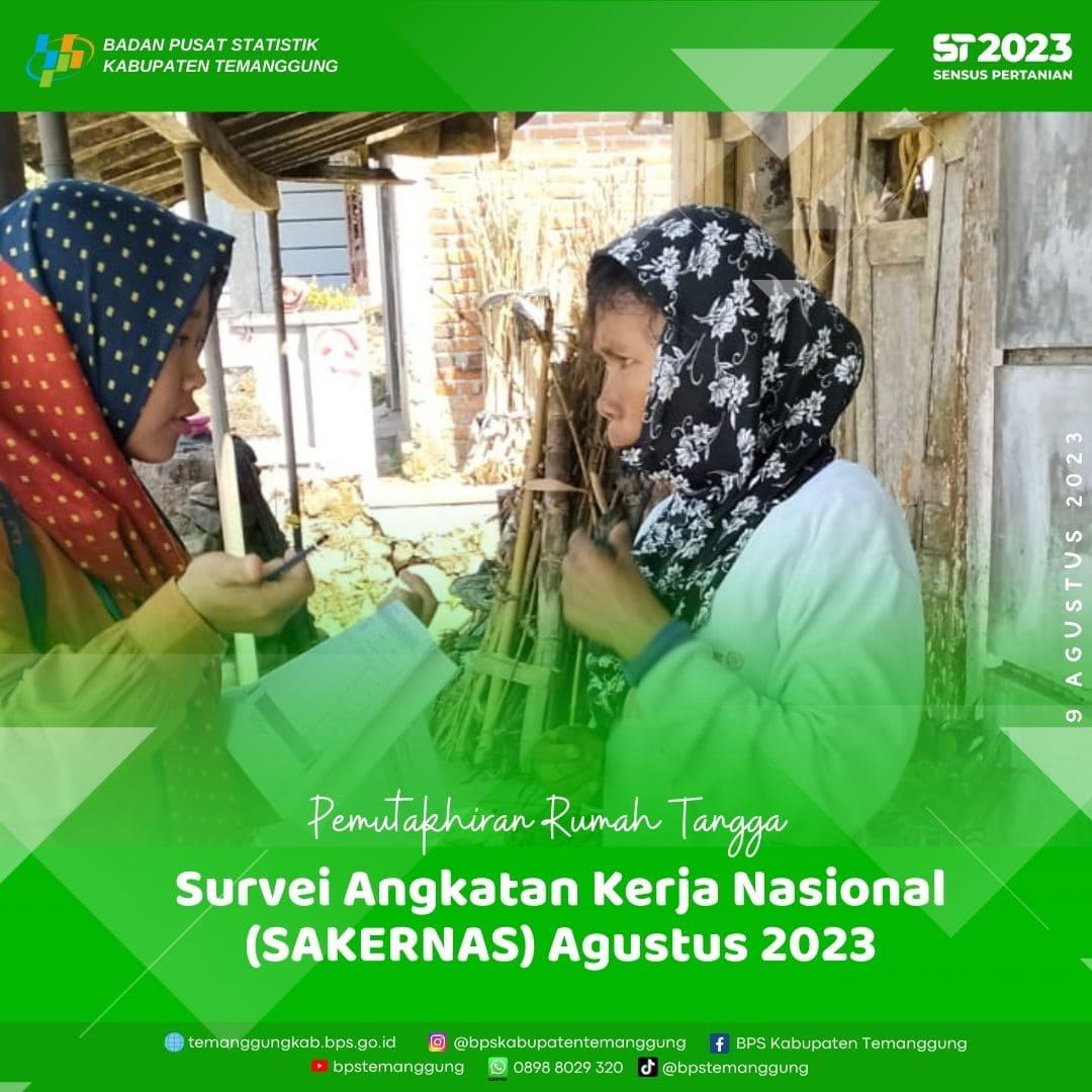 Pendataan Sakernas Agustus 2023