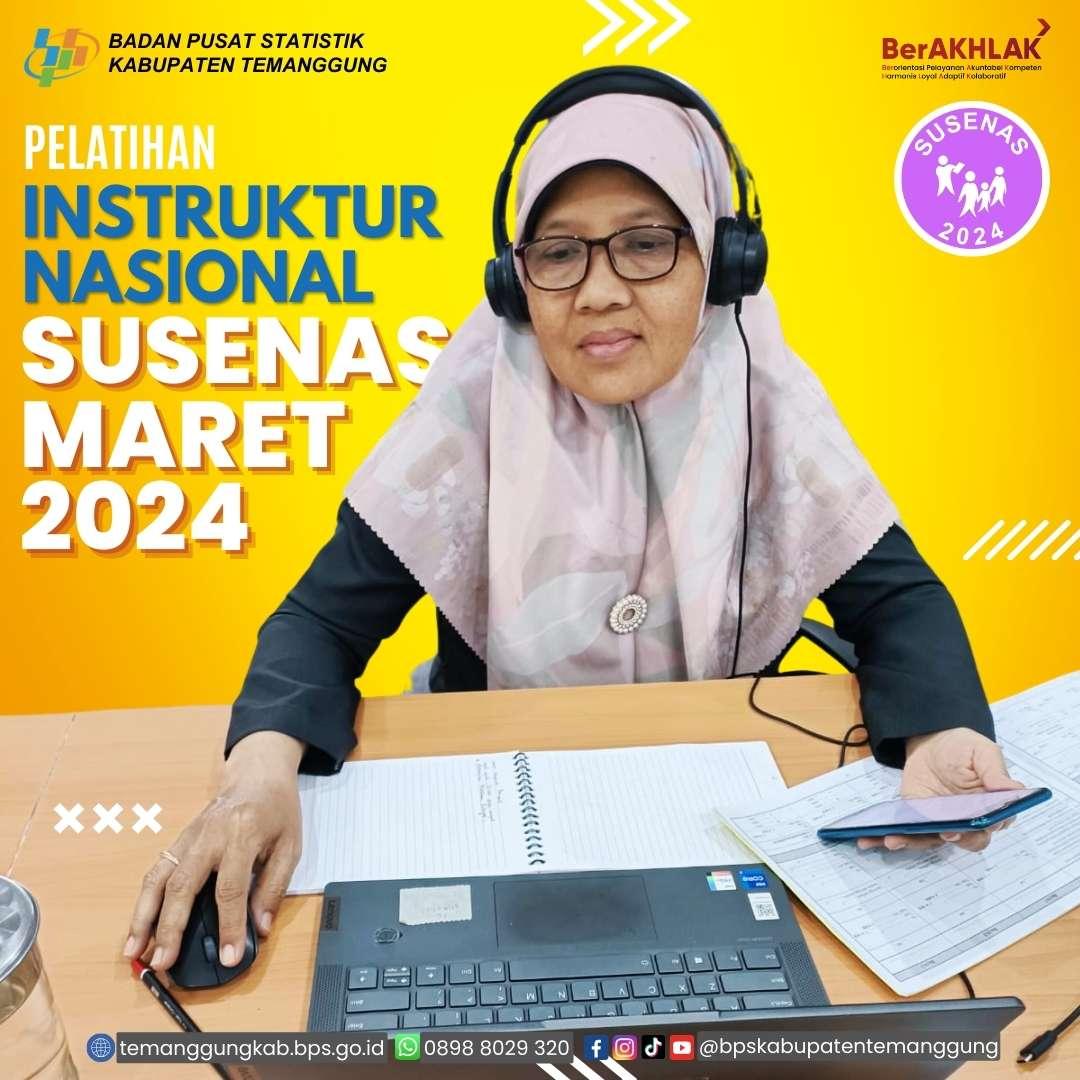 Pelatihan Instruktur Nasional Susenas Maret 2024