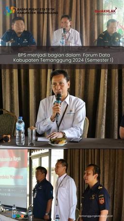 BPS Menjadi Bagian Forum Data Kabupaten Temanggung 2024 (Semester I)