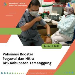 Booster Vaccination for BPS Temanggung Regency Employees and Partners