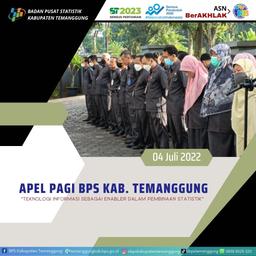 Temanggung Regency BPS ceremony July 4, 2022