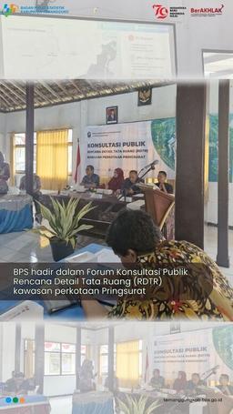 BPS Hadir dalam Forum Konsultasi Publik Rencana Detail Tata Ruang (RDTR)