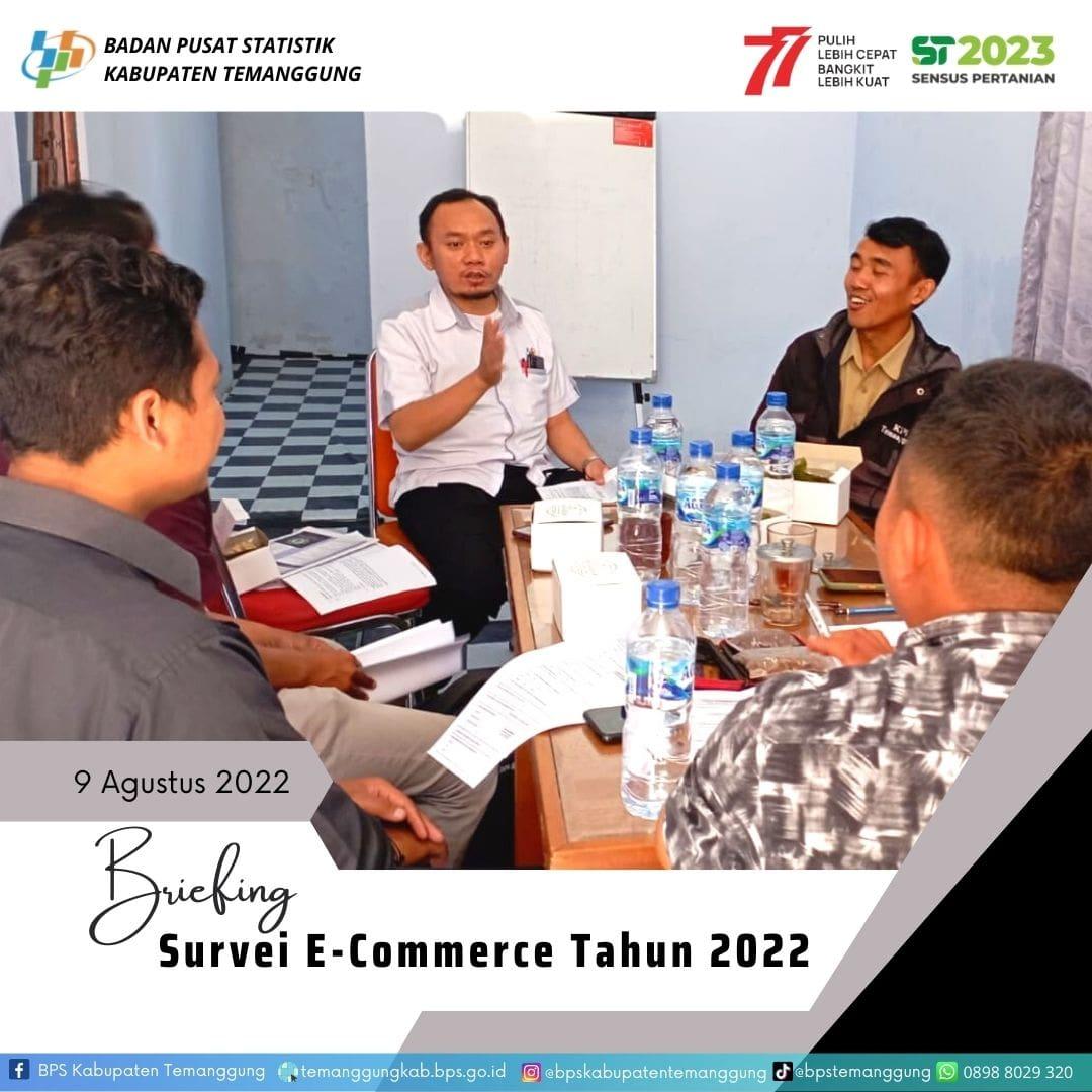 Briefing Petugas Lapangan Survei E-Commerce Tahun 2022