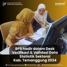 BPS hadir dalam Desk Verifikasi dan Validasi Data Statistik Sektoral Kabupaten Temanggung 2024