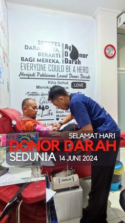 Selamat Hari Donor Darah Sedunia 2024