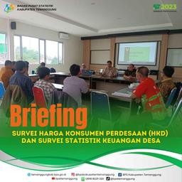 Briefing Survei Harga Konsumen Perdesaan (HKD) dan Survei Statistik Keuangan Desa