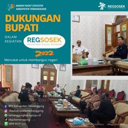 Dukungan Bupati dalam Kegiatan Regsosek 2022