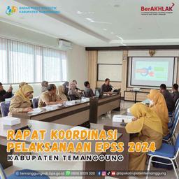 Rapat Koordinasi Pelaksanaan EPSS 2024 Kabupaten Temanggung