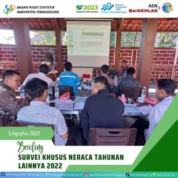 Briefing Petugas Lapangan Survei Khusus Neraca Tahunan Lainnya 2022