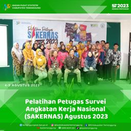 Pelatihan Petugas Survei Angkatan Kerja Nasional (Sakernas) Agustus 2023